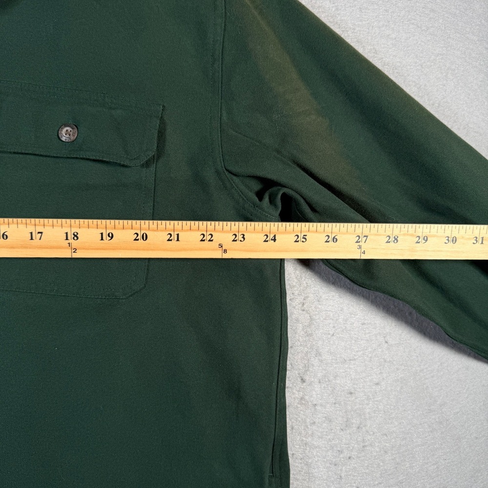 Levi‎ Strauss Co Mens Long Sleeve Button Down Shirt Green Plaid Lined Size L - Picture 7 of 13